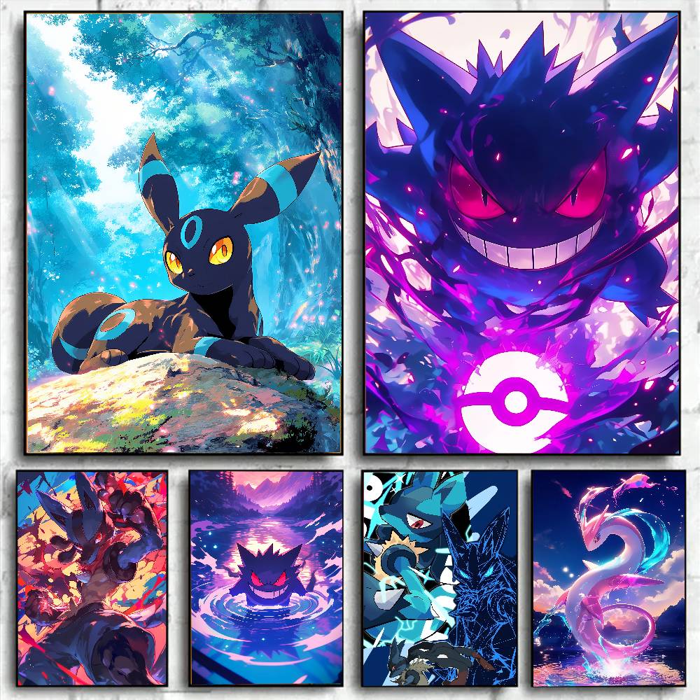 Resin Art Anime - Pokemon Anime Poster Lapras HD Diamant-Wandbild
