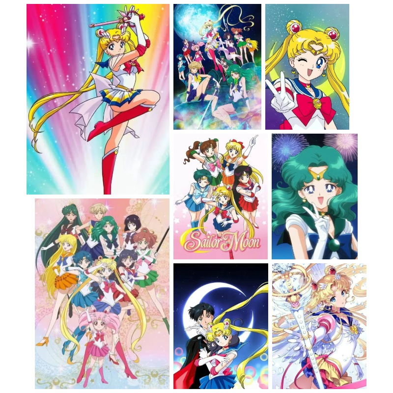 Resin Art Anime - Sailor Moon Anime Diamantmalerei 5D DIY
