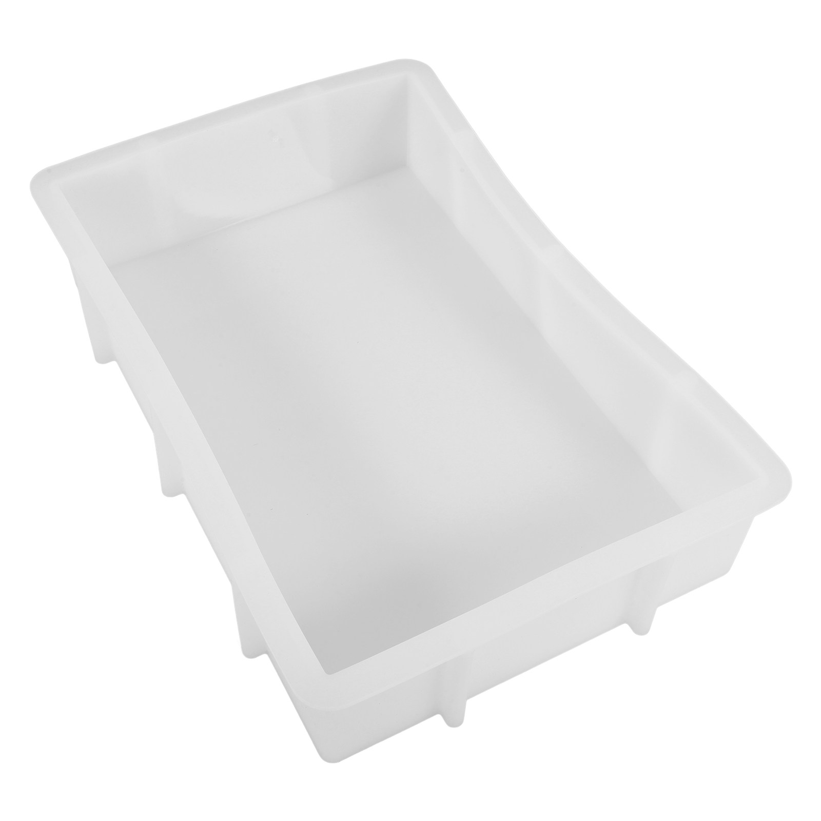 Tray Mold Rectangle - Große rechteckige Harz-Silikonform, tiefe Schale für