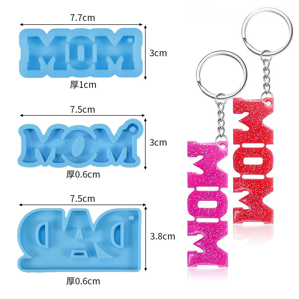 Resin Art Alphabet - DIY Harz Silikon Form Englisch Brief