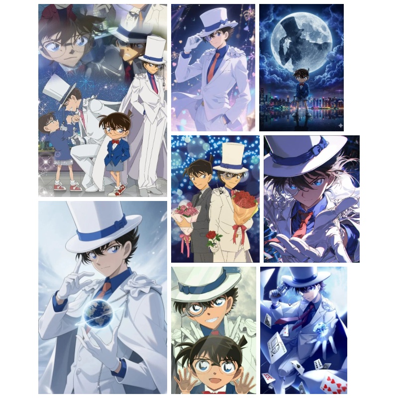 Resin Art Anime - Detektiv Conan Kaitou Kid Diamantmalerei 5D