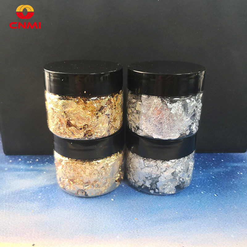 Resin Art For Wedding Gift - 3g Blattgold Flocken Epoxidharz Füllung Silberfolie