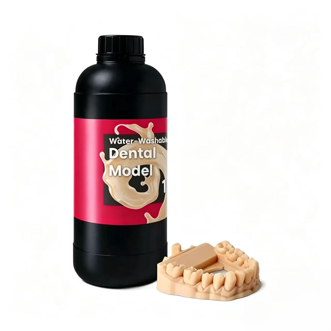 Resin Art Machine - Phrozen Wasserlösliches Dentalmodell 3D-Drucker-Harz 1kg für