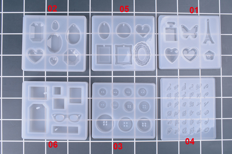 6 Designs Silikonharz-Gießform – Resin Art Alphabet Bewertung und Preis
