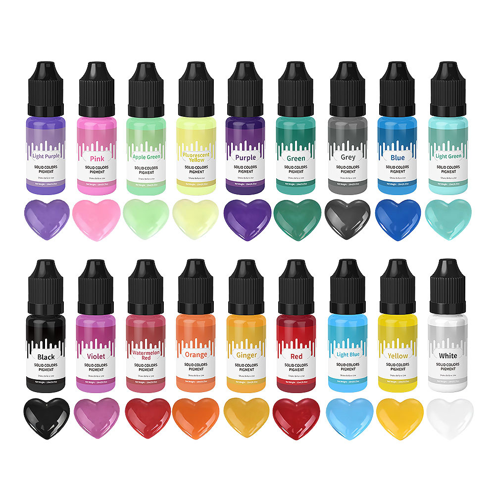 18 farben 10 ml Macaron Solide – Resin Art Liquid Bewertung und Preis
