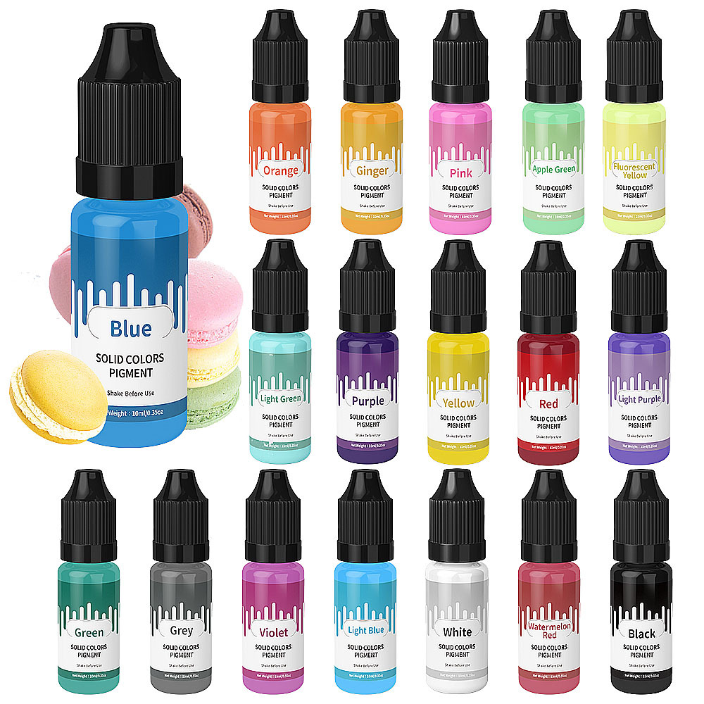 18 farben 10 ml Macaron Solide – Resin Art Liquid Bewertung und Preis