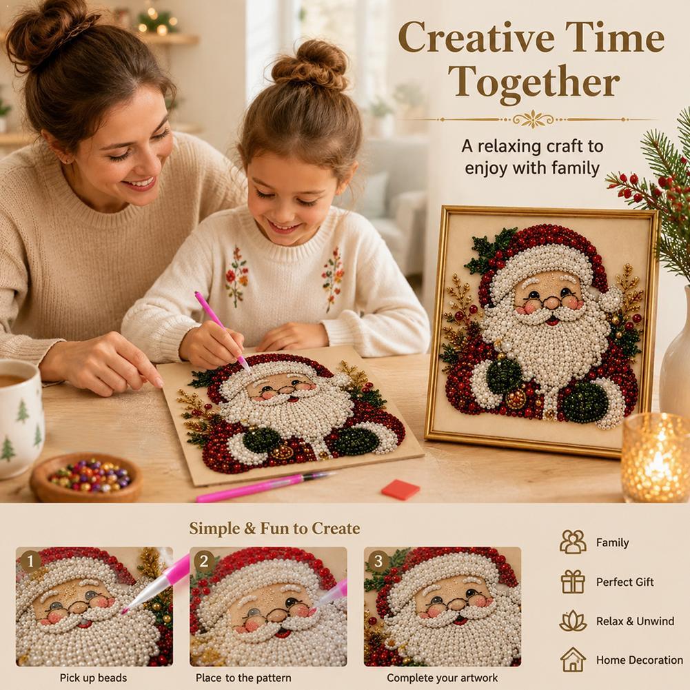 Weihnachtsmann Perlen-Kunst DI – Resin Art Kits Bewertung und Preis