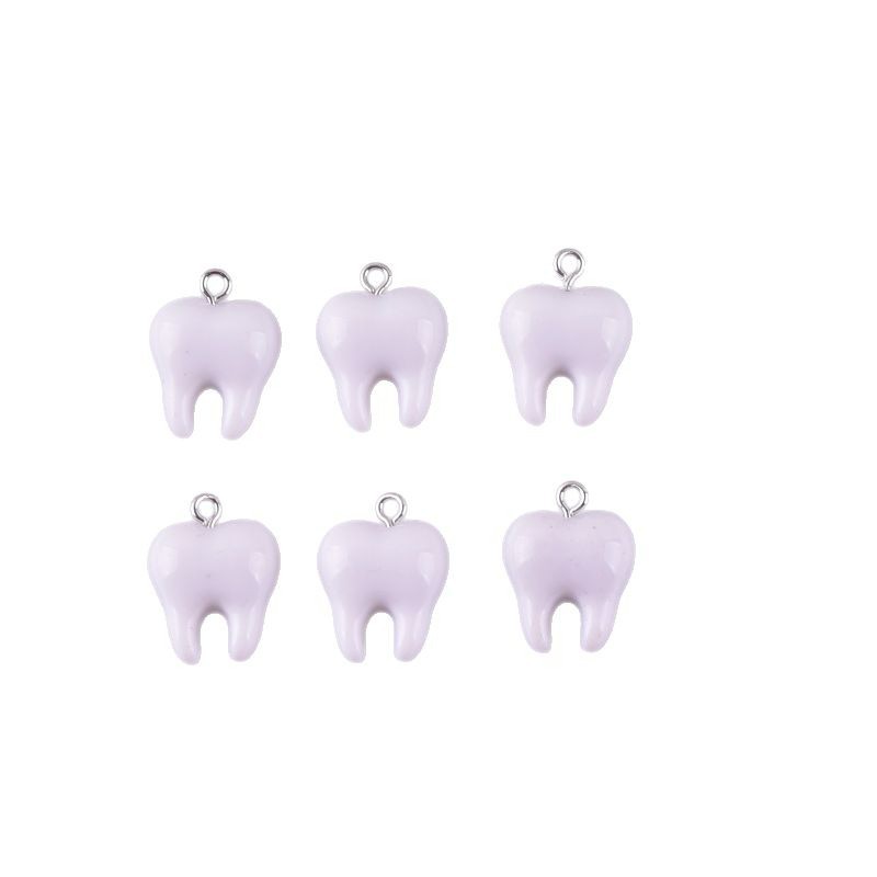10 Stück niedliche weiße Zähne – Resin Art Handmade Bewertung und Preis