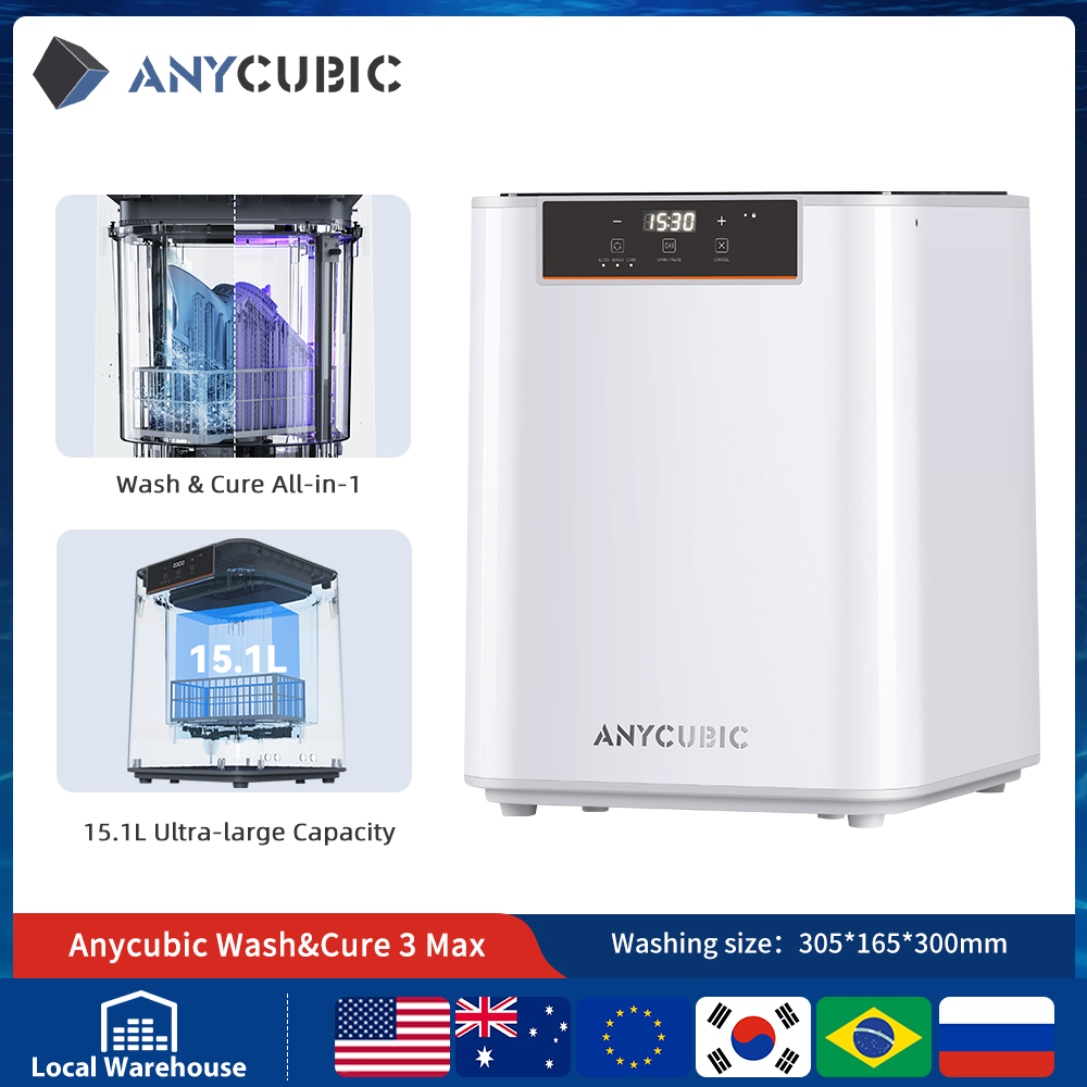 ANYCUBIC Wash & Cure 3/3 Plus/ – Resin Art Machine Bewertung und Preis
