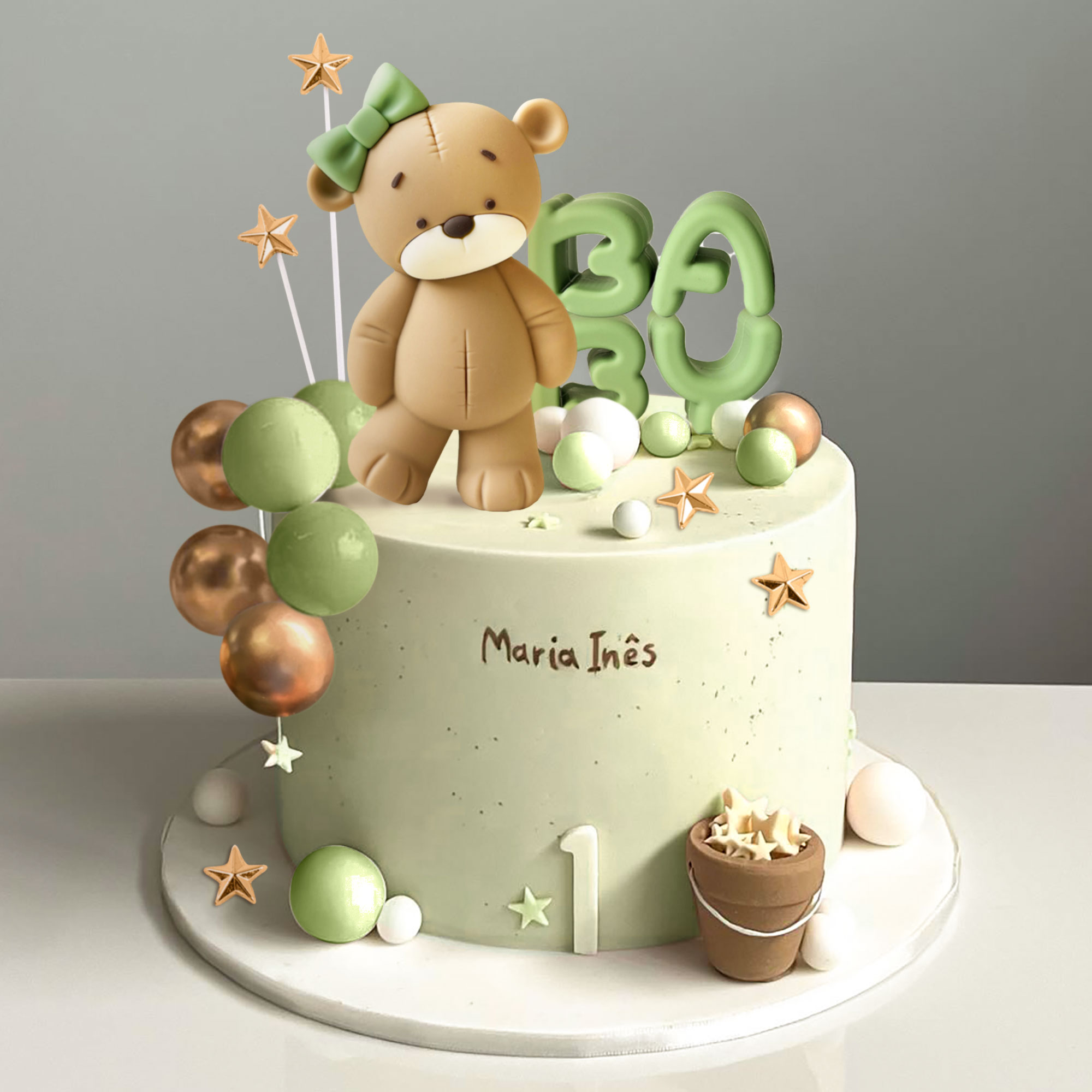LaVenty Rosa Bär Kuchendekorat – Resin Art Alphabet Bewertung und Preis