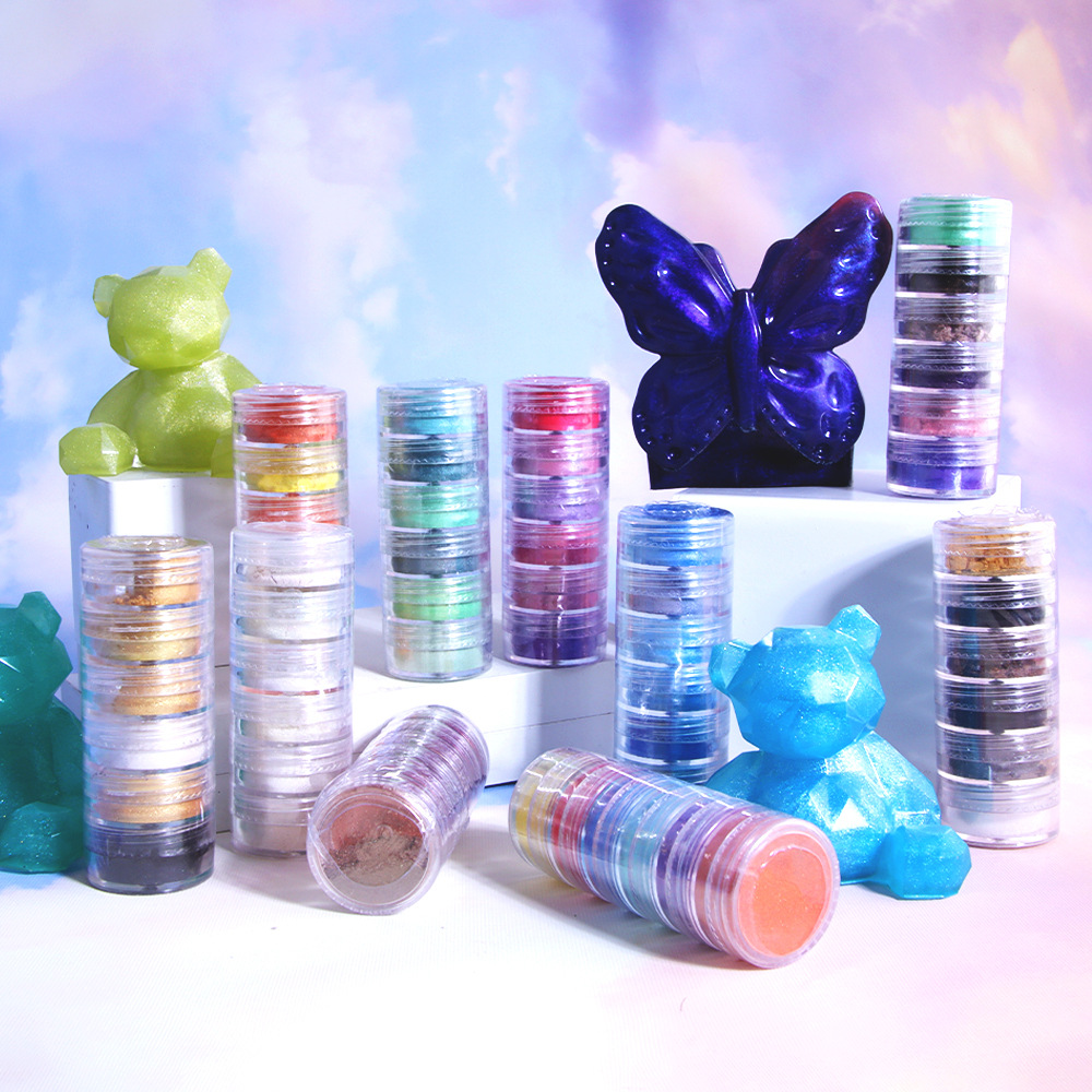 24/60 Farben Perlglanz-Glimmer – Pearl Powder Resin Bewertung und Preis