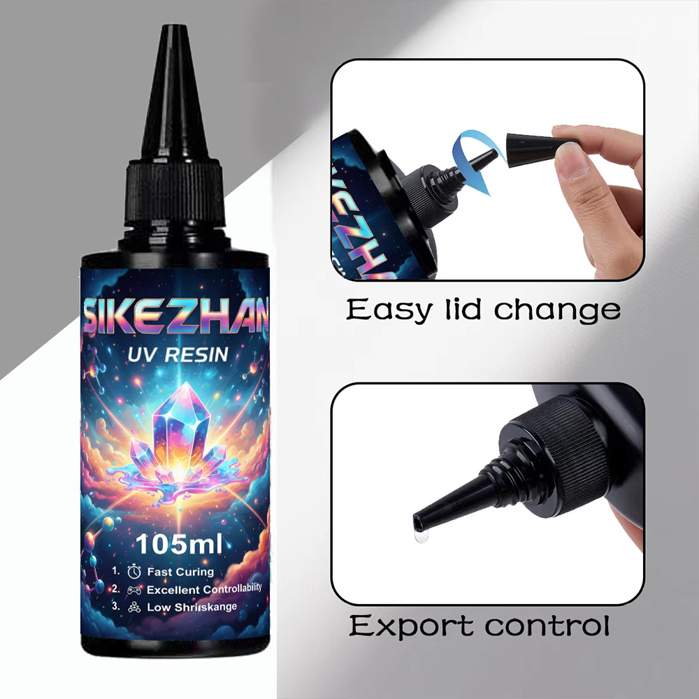 SIKEZHAN UV-Harz 105ml & 6 Grü – Pearl Powder Resin Bewertung und Preis