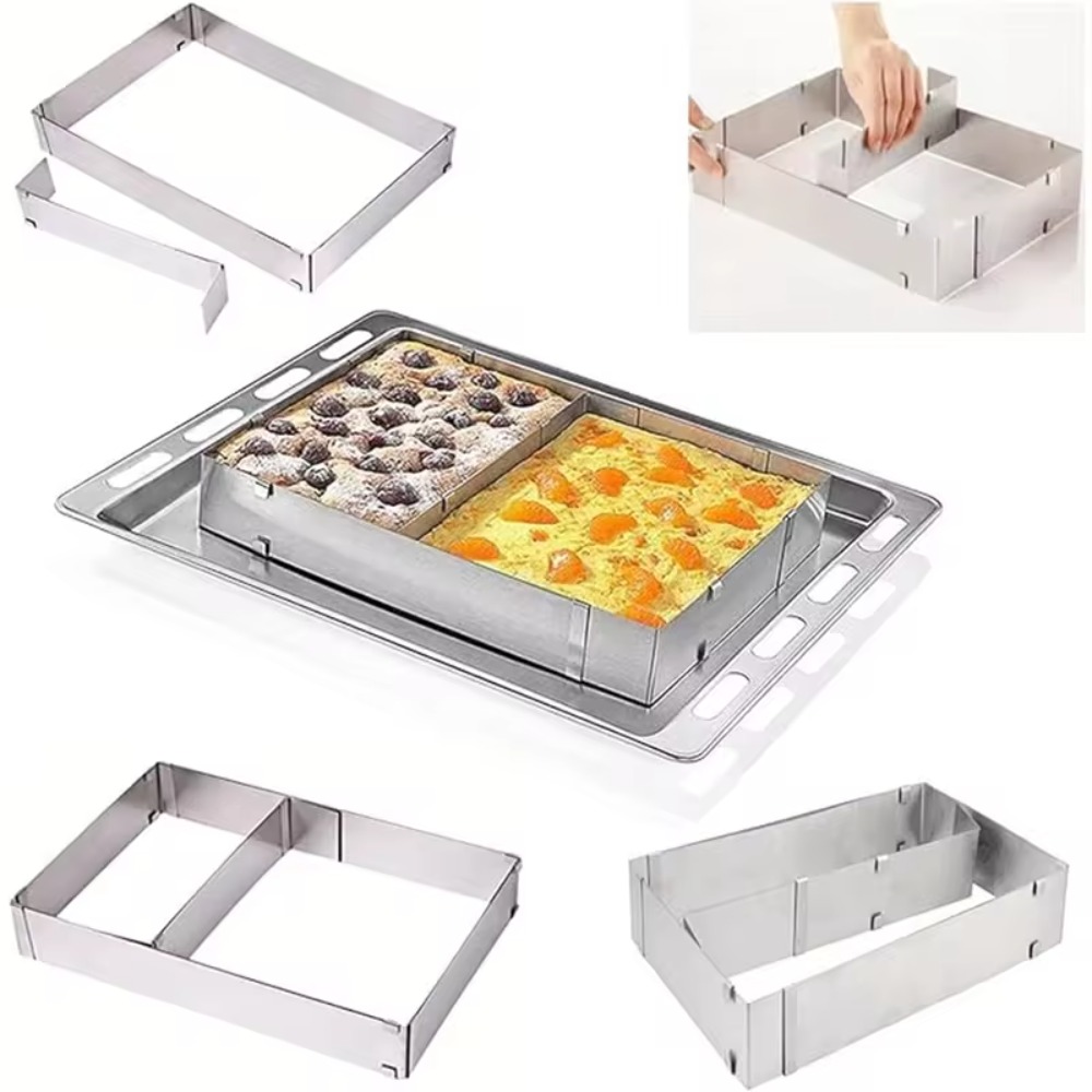 Verstellbarer Mousse-Kuchenrin – Tray Mold Rectangle Bewertung und Preis