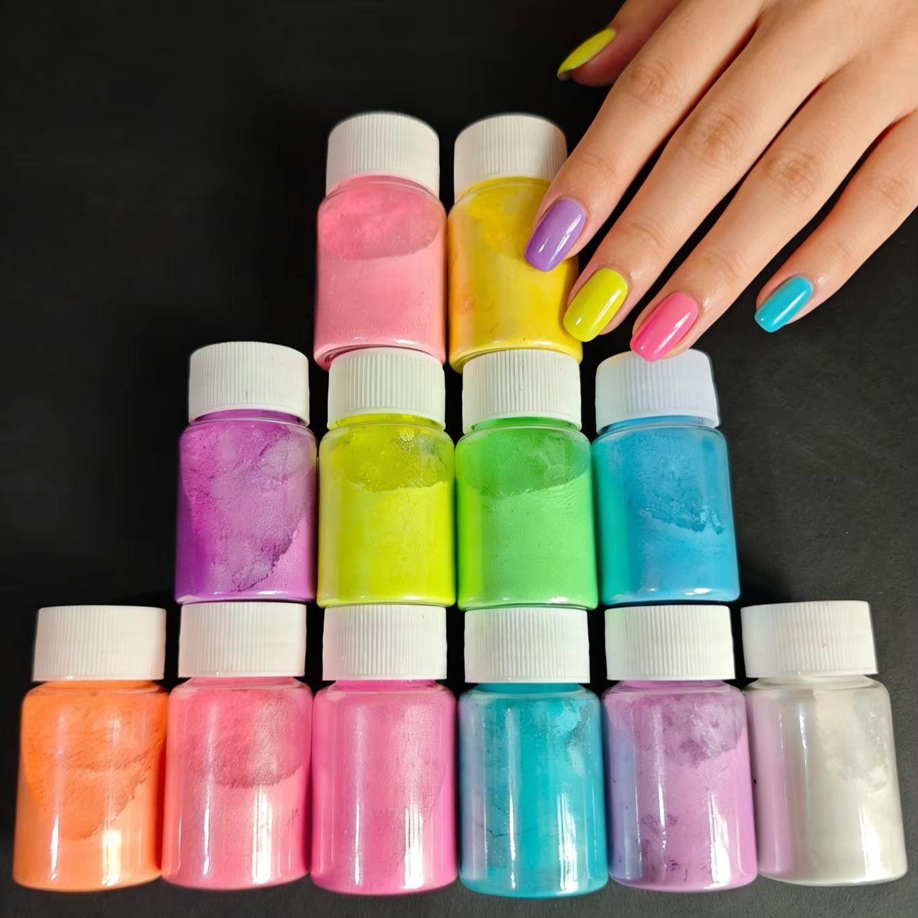 12 Farben Fluoreszierendes Neo – Pearl Powder Resin Bewertung und Preis