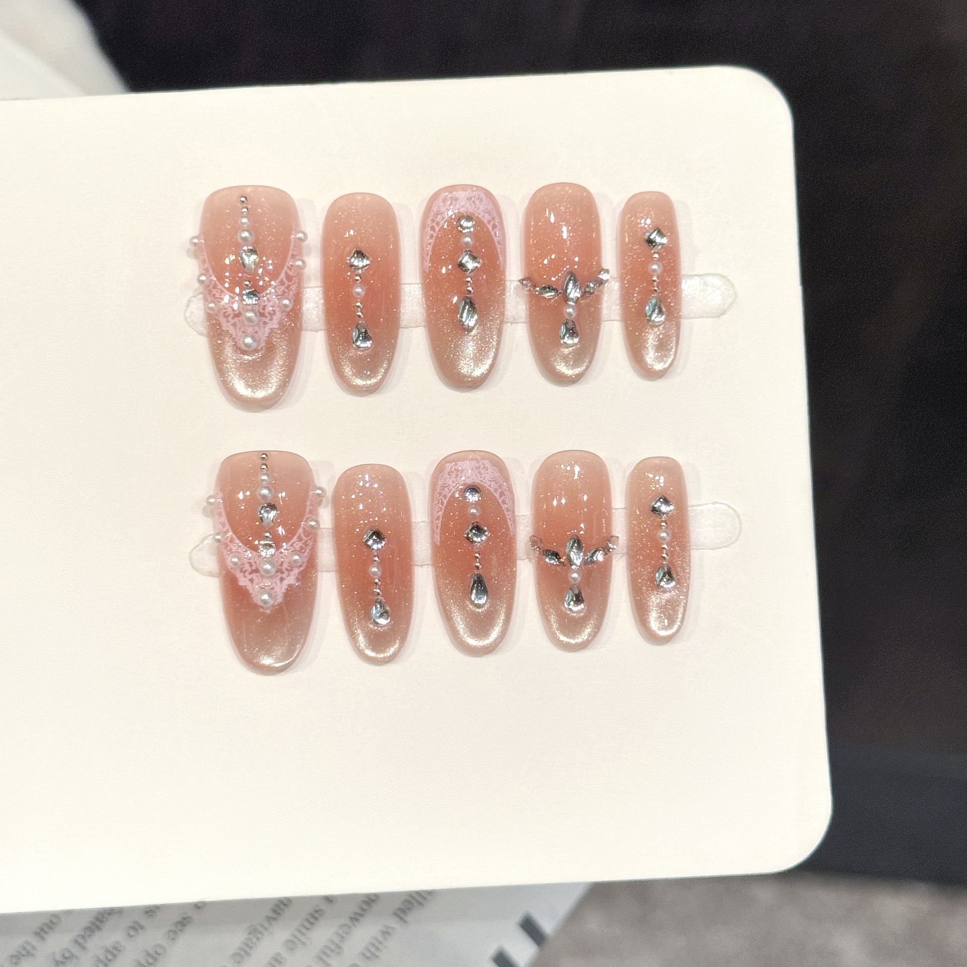 10 Stück ovale handgemachte Pr – Pearl Powder Resin Bewertung und Preis