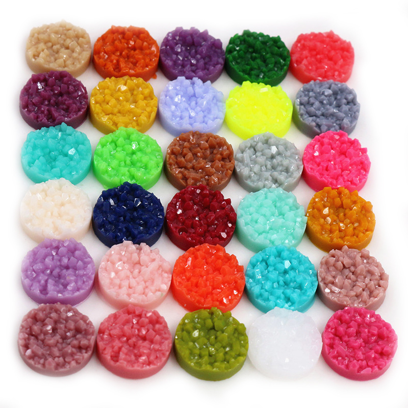 40 Stück Harz Druzy Cabochons  – Resin Art Handmade Bewertung und Preis