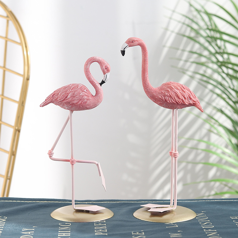 3 Stück Rosa Flamingo-Figuren  – Resin Art For Wedding Gift Bewertung und Preis