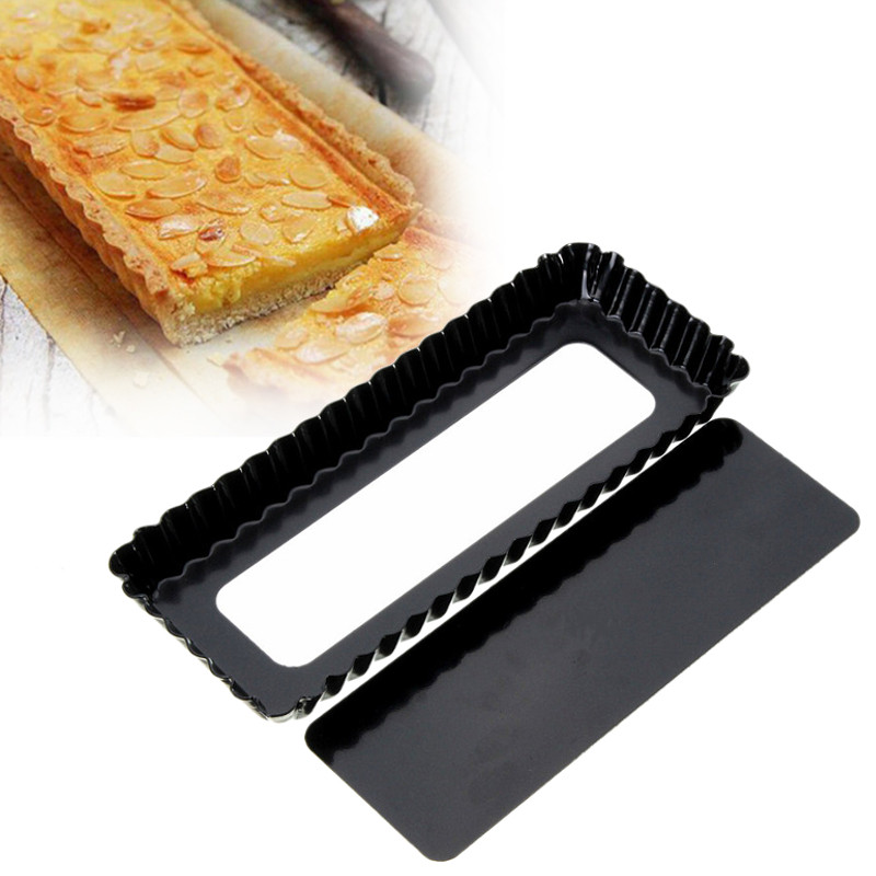 Geriffelte Pie Torte Pan Mold  – Tray Mold Rectangle Bewertung und Preis