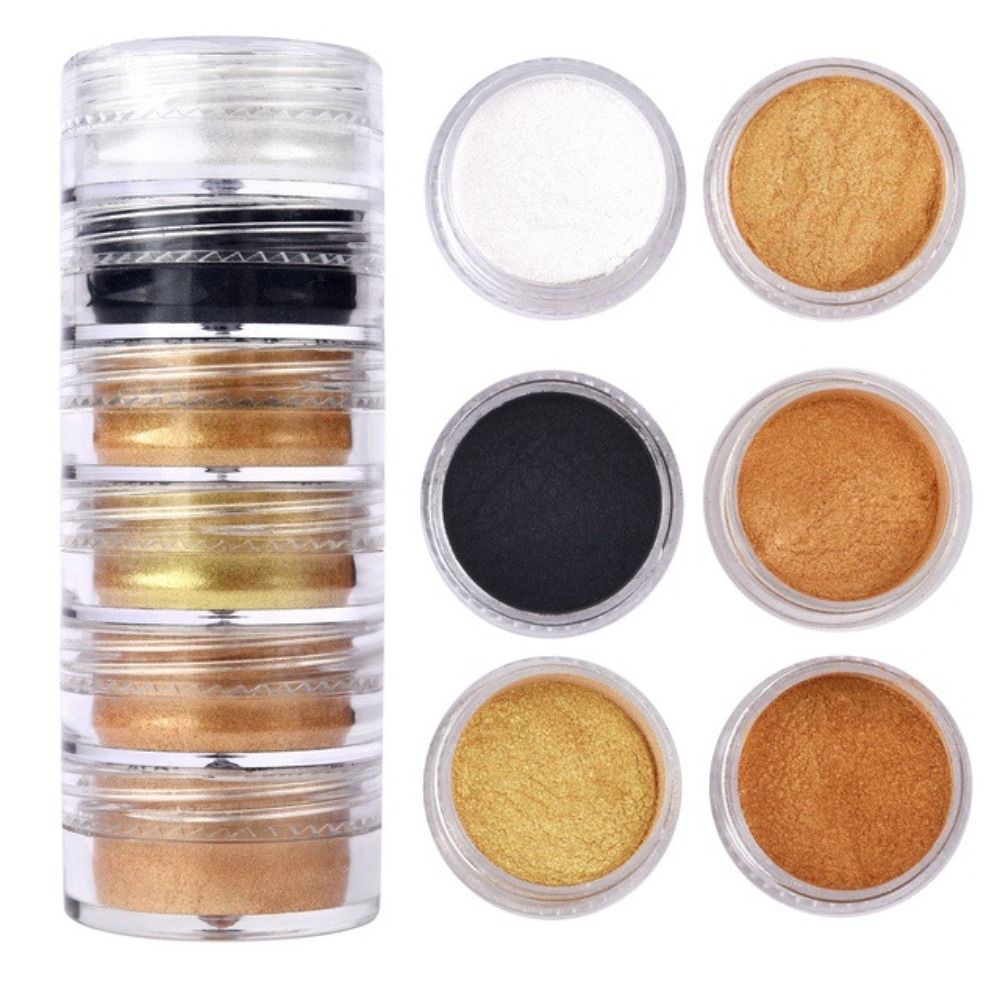 6 Farben/Set Glitzer-Mica-Pulv – Pearl Powder Resin Bewertung und Preis