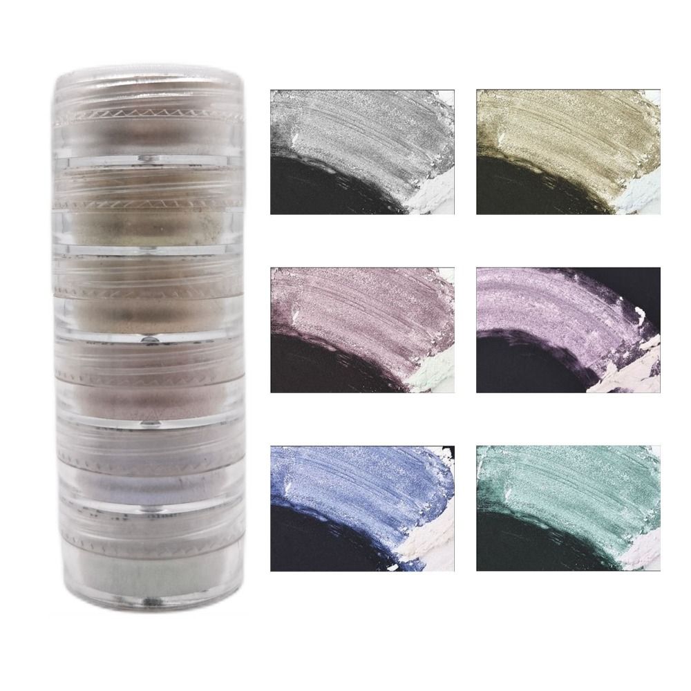 6 Farben/Set Glitzer-Mica-Pulv – Pearl Powder Resin Bewertung und Preis
