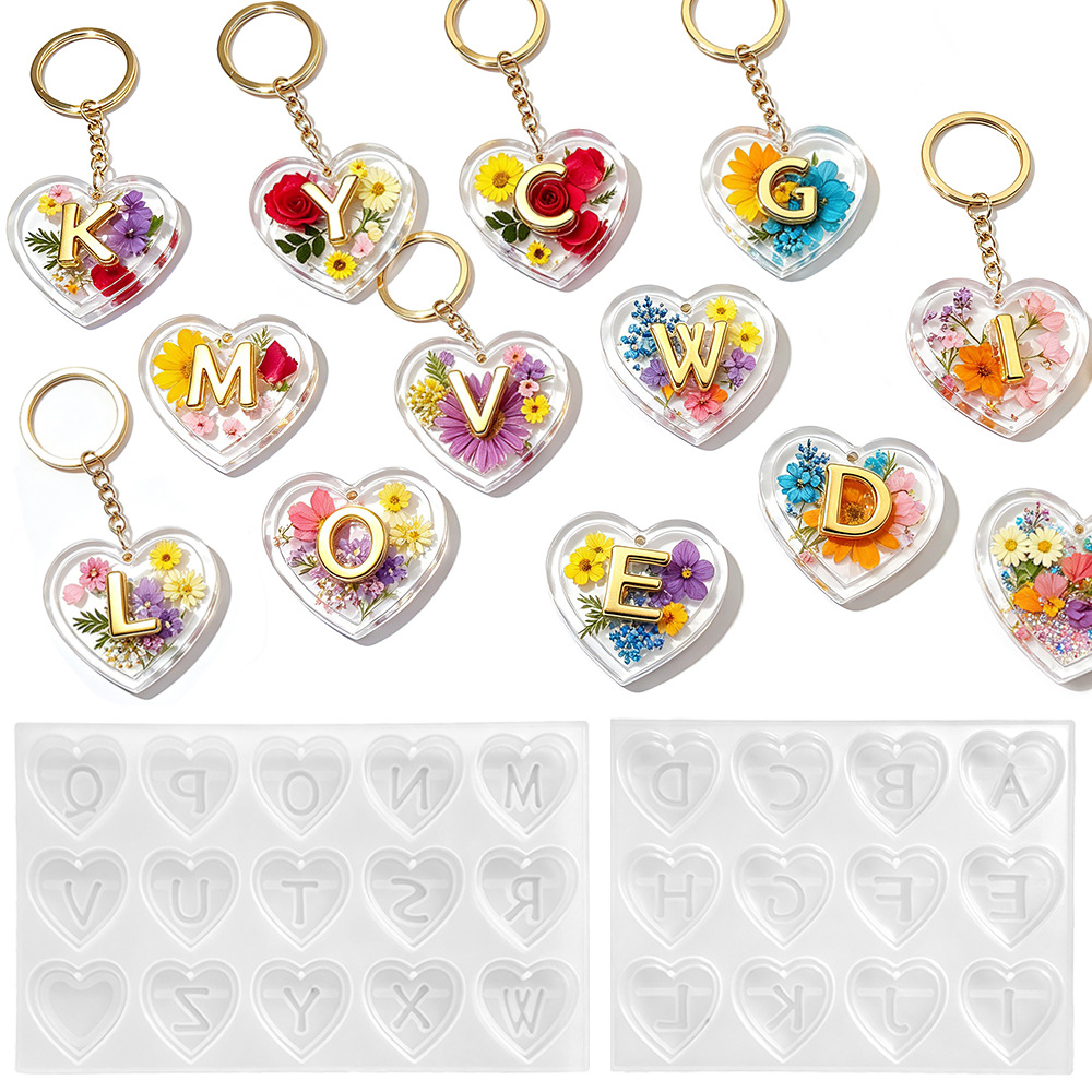 Komplette 26 Buchstaben & Herz – Resin Art Alphabet Bewertung und Preis