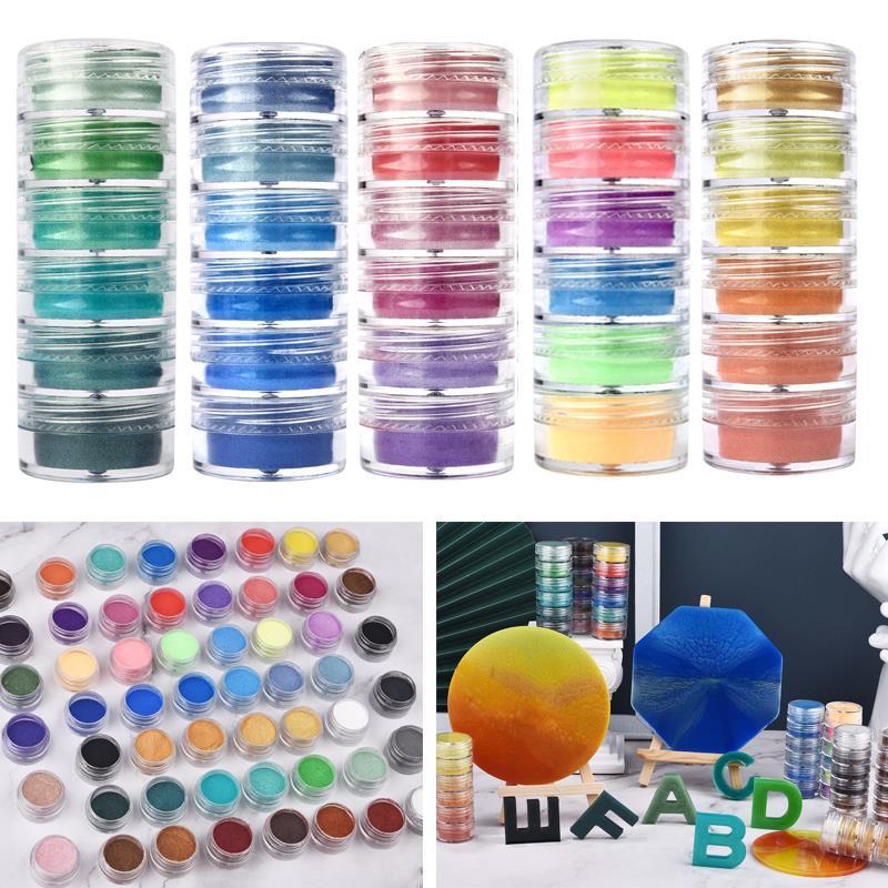 6 farben/Set Perle Pulver Pigm – Pearl Powder Resin Bewertung und Preis