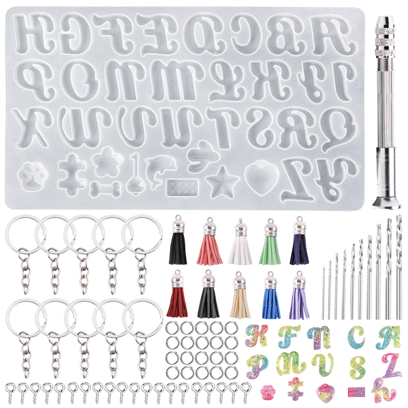 Alphabet Schlüsselanhänger For – Resin Art Alphabet Bewertung und Preis