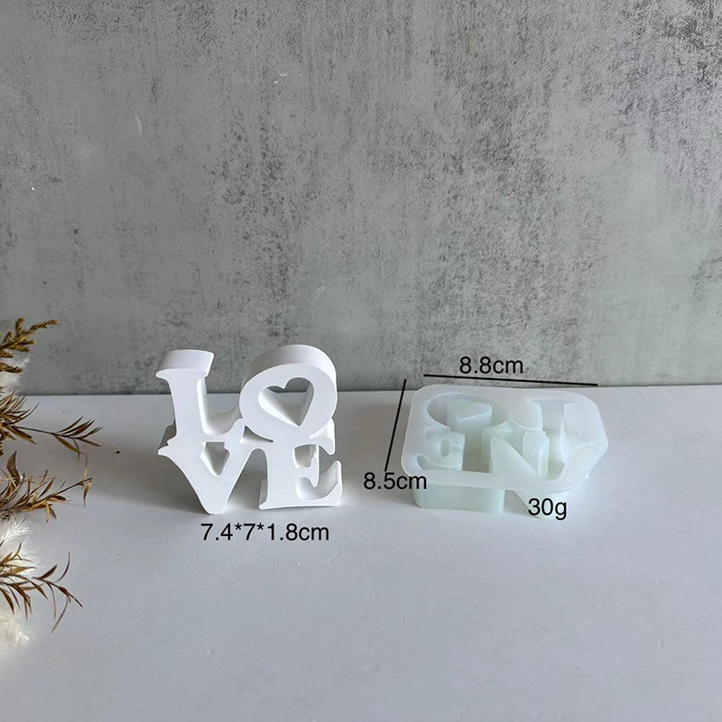 Buchstabe LIEBE Silikonform DI – Resin Art Alphabet Bewertung und Preis