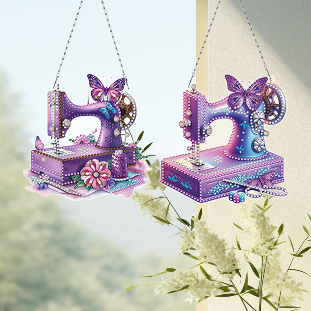 2 Stück Nähmaschinen-Thema 2D/ – Resin Art Machine Bewertung und Preis