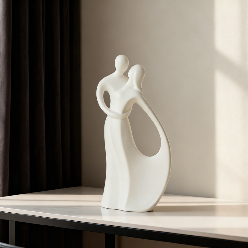 Nordische Keramik-Skulptur von – Resin Art For Wedding Gift Bewertung und Preis