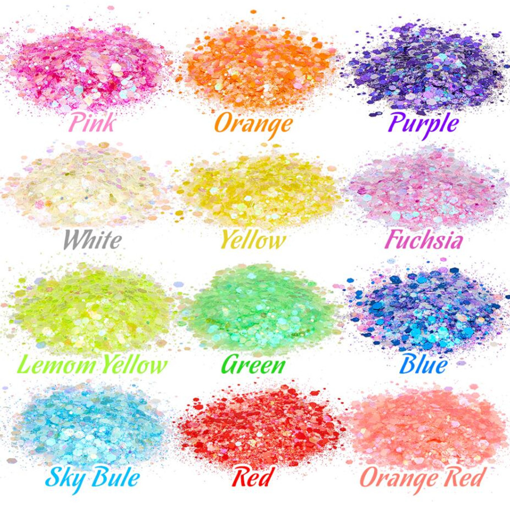 24 Farben leuchtende Paillette – Resin Art Liquid Bewertung und Preis
