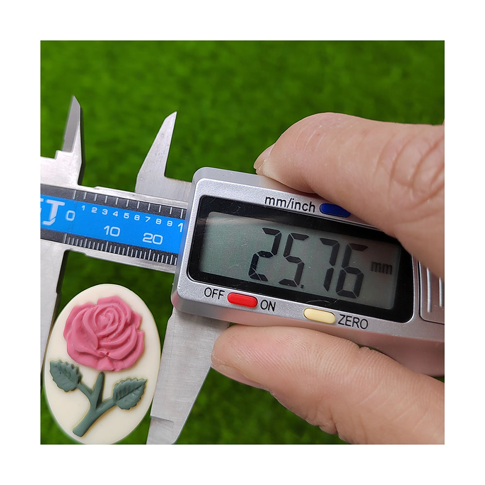 Ovale Form Flatback Harz Blume – Resin Art Alphabet Bewertung und Preis