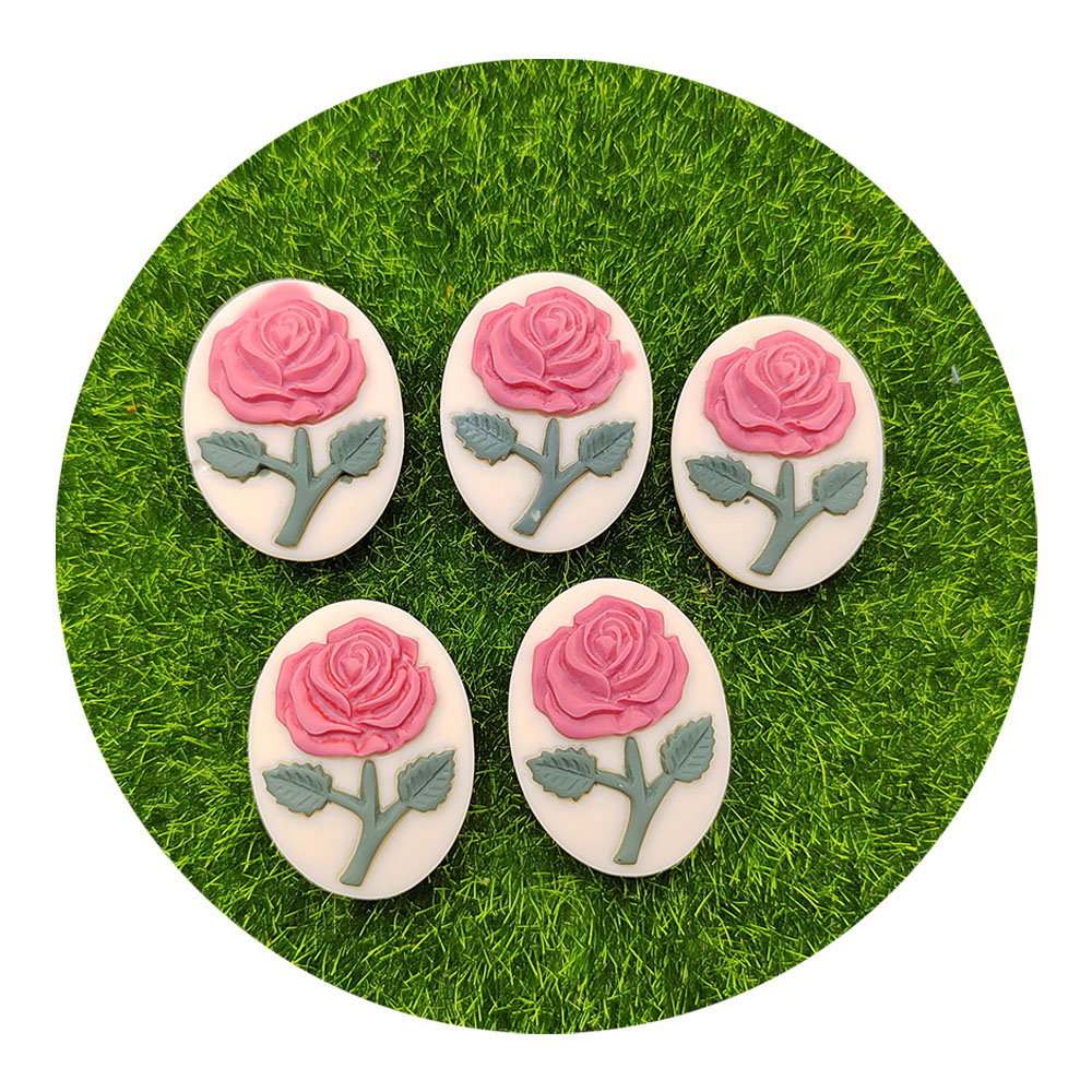 Ovale Form Flatback Harz Blume – Resin Art Alphabet Bewertung und Preis