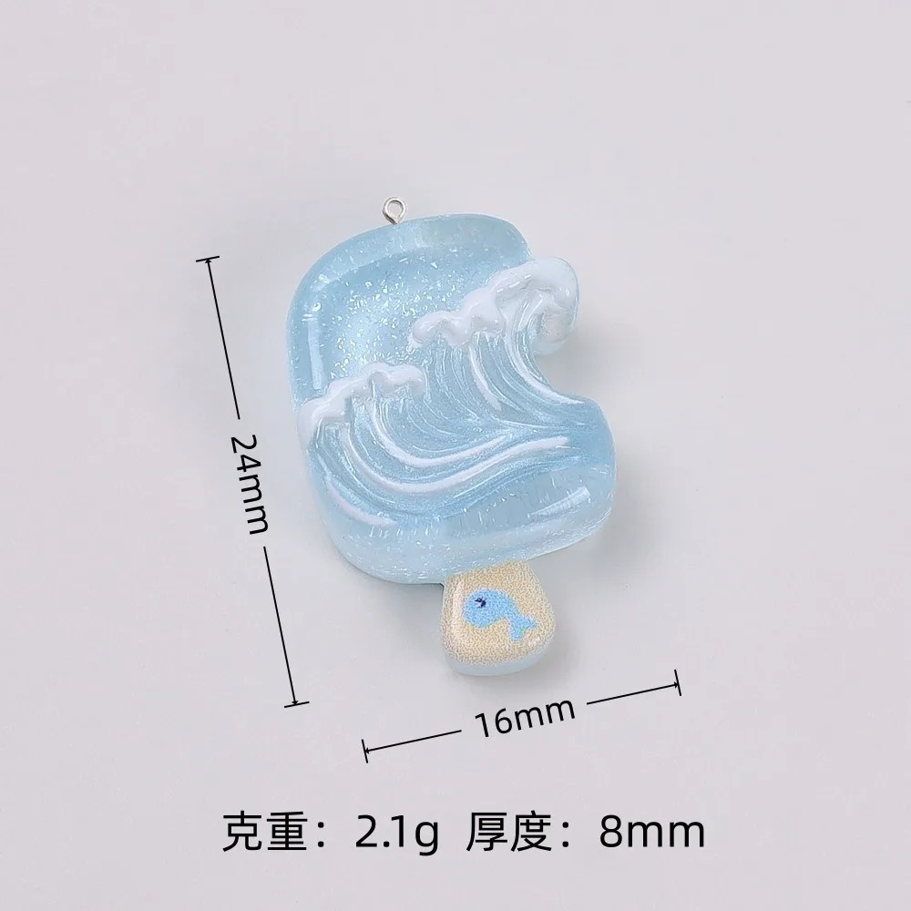 10 Stück Kawaii Sommer-Eis am  – Resin Art Glitter Bewertung und Preis