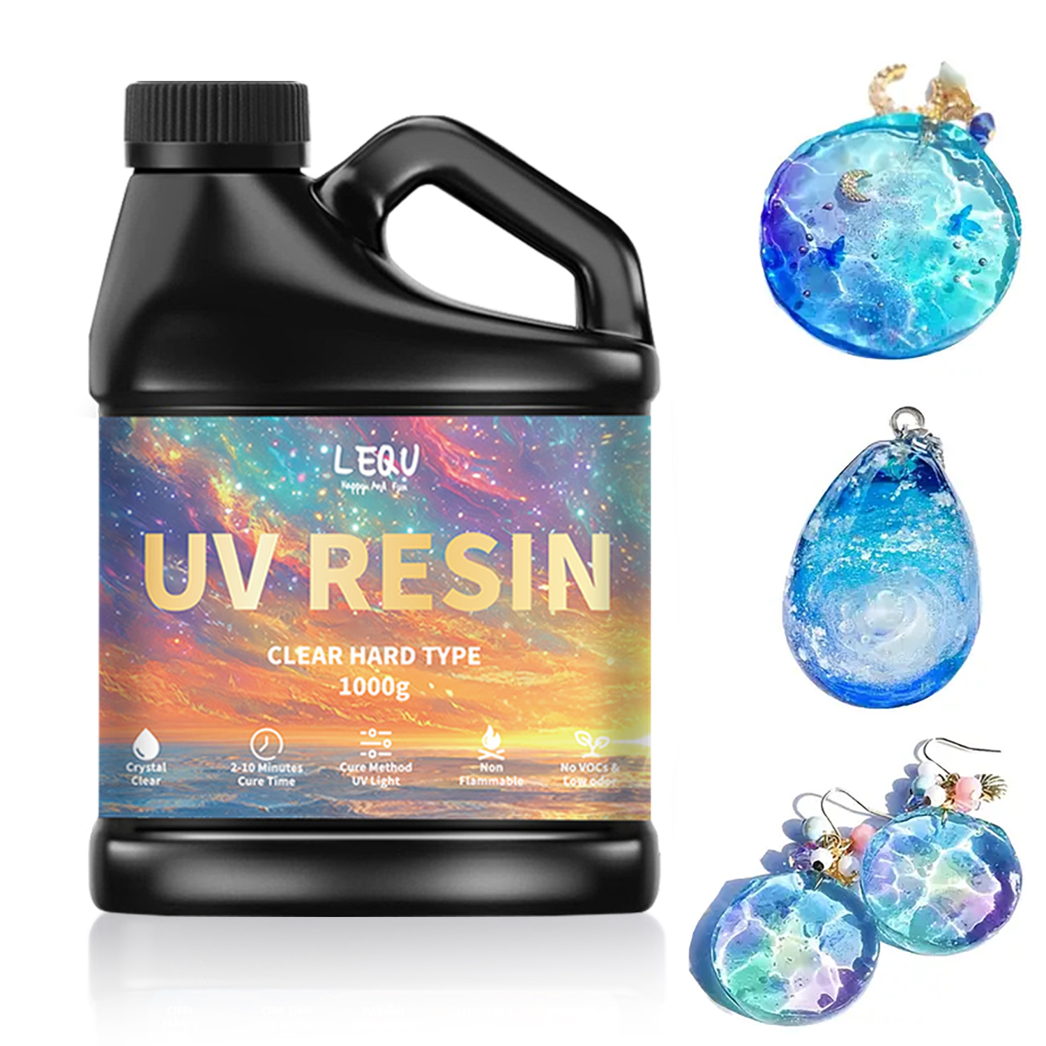 100/200/500/1000g UV-Epoxidhar – Resin Art Uv Bewertung und Preis