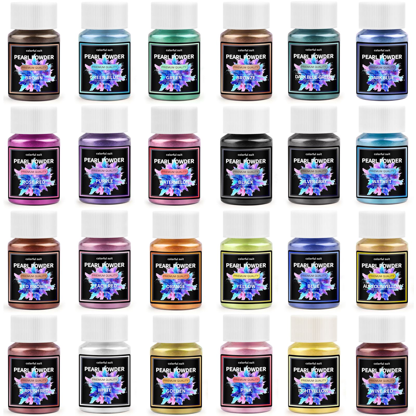 20 ml Kosmetikqualität Perlgla – Pearl Powder Resin Bewertung und Preis